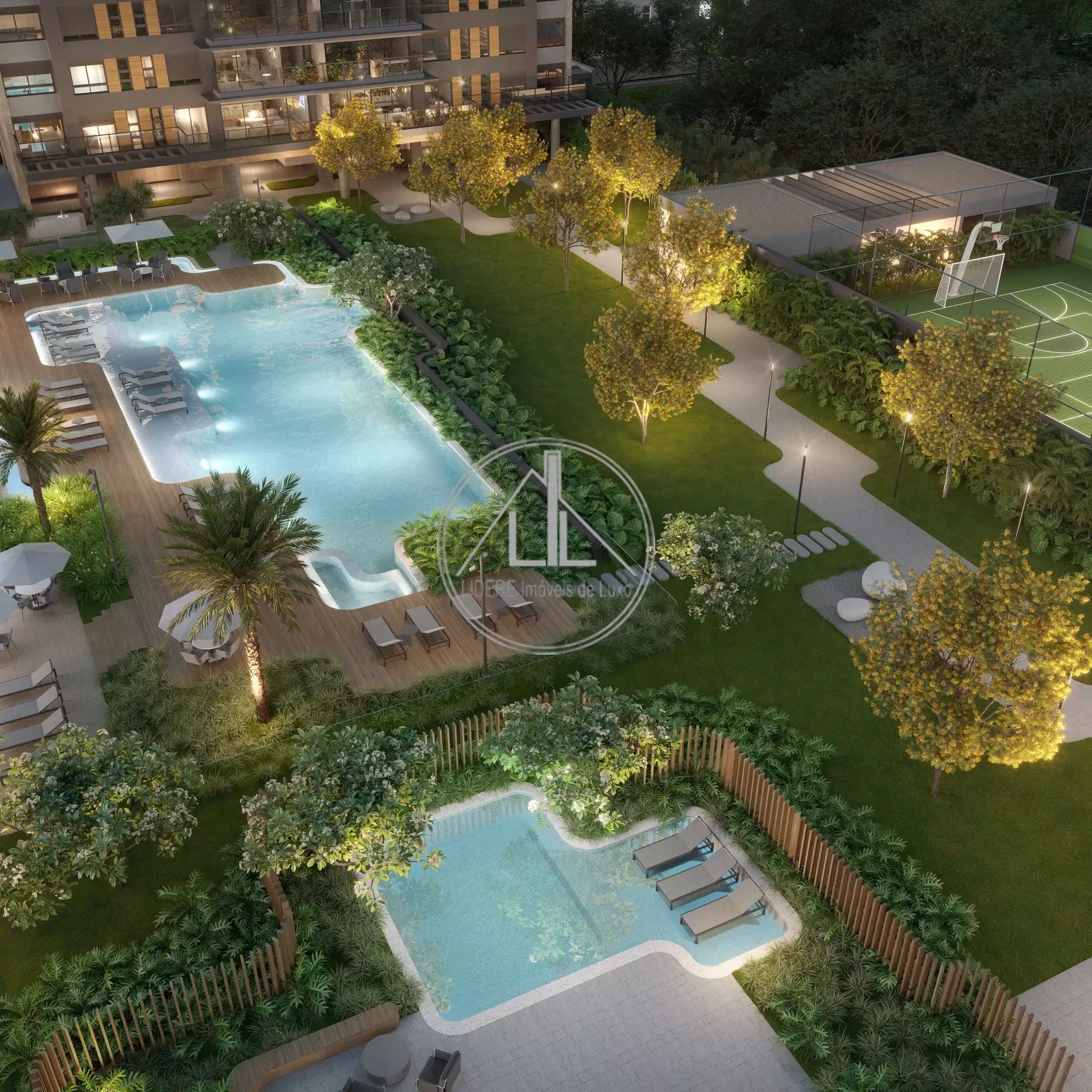 Lazer externo piscina