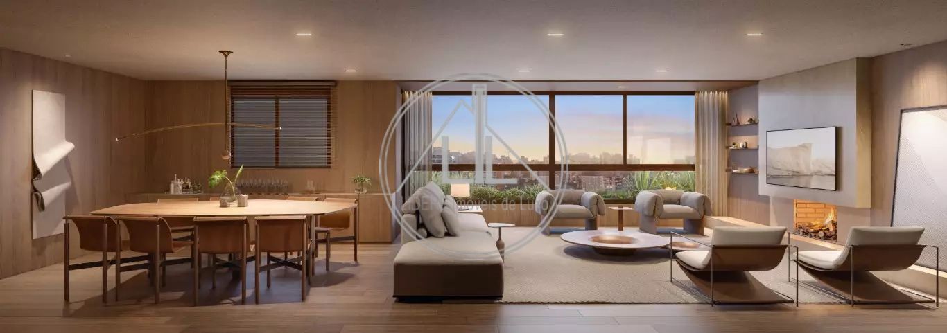 Living Apto 148 m² Estendido