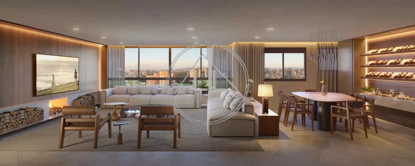 Living Apto 168 m² Estendido