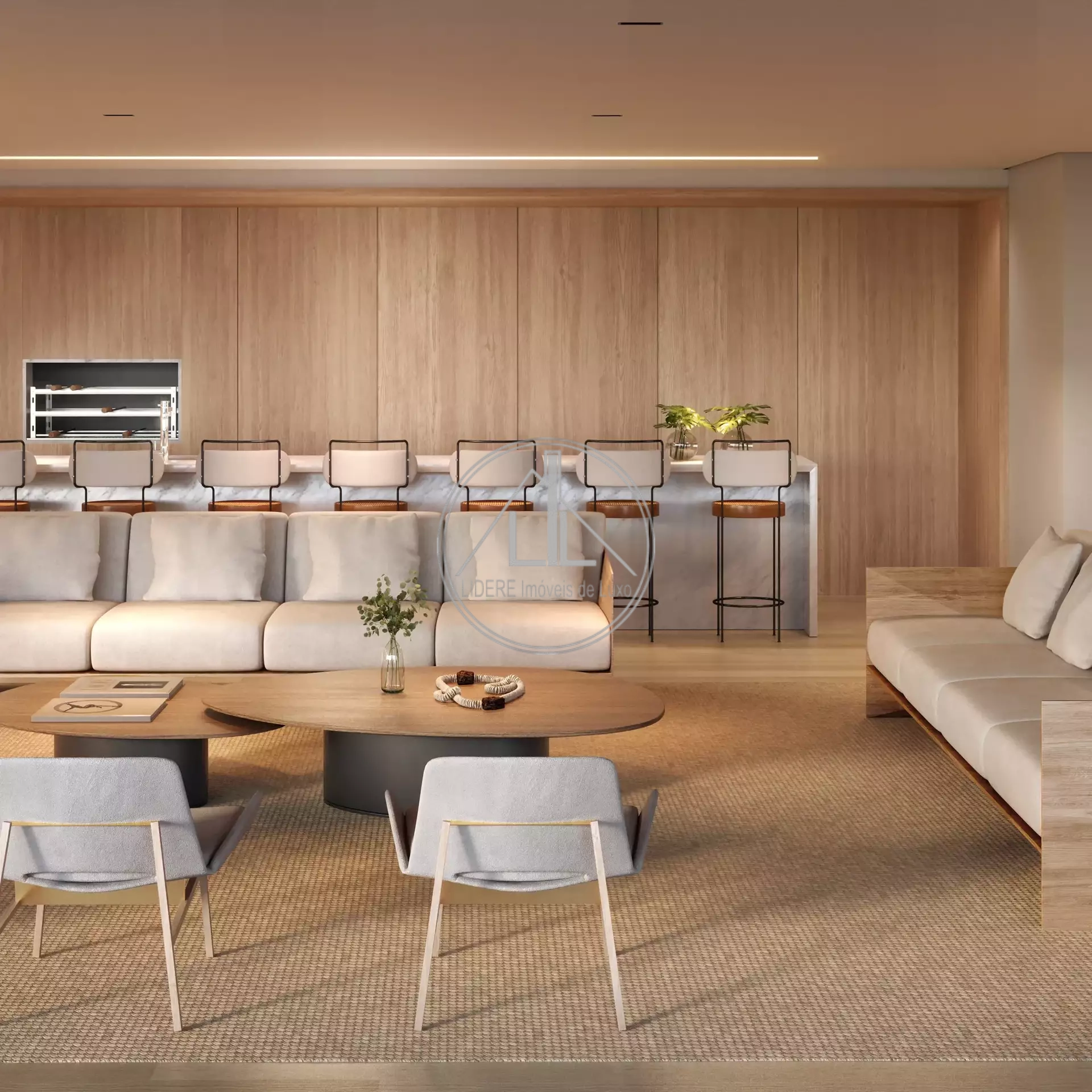 Living Estendido Apto 215m